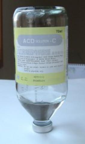 商品名:ACD Solution-C<br>中文名:抗血液凝固枸櫞酸鹽葡萄糖液Ｃ