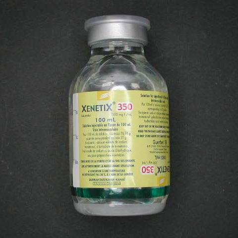 商品名:Xenetix 350<br>中文名:易立顯350注射液