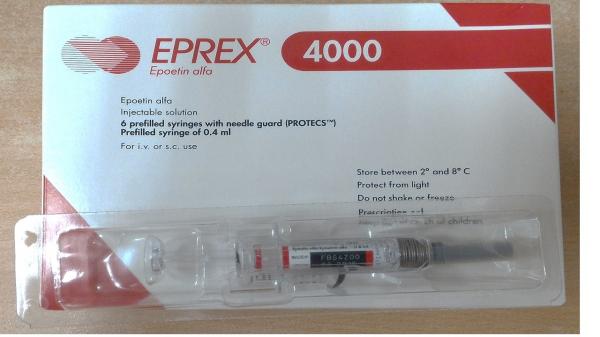 商品名:Eprex<br>中文名:宜保利血注射液