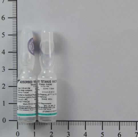 商品名:Adsorbed Tetana Toxoid  0.5 mL/Amp<br>中文名:吸著破傷風類毒素疫苗