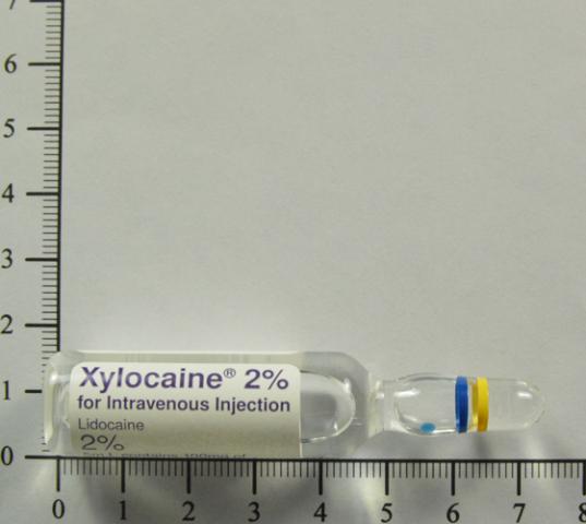商品名:Xylocaine  2% for Intravenous Injection<br>中文名:靜注用苦息樂卡因注射液2%      ★