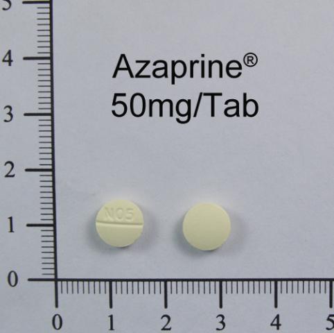 商品名:Azaprine F.C. Tablets 50mg<br>中文名:抑妙寧膜衣錠50毫克
