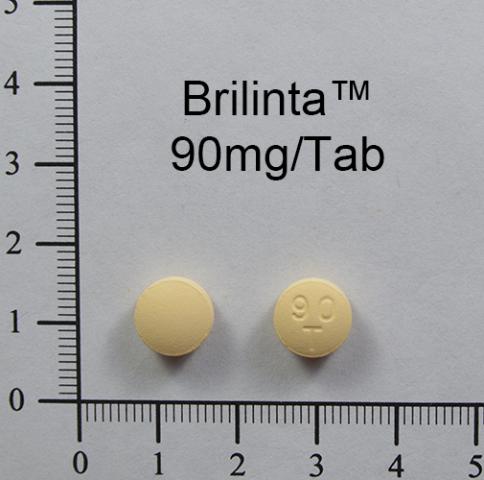 商品名:Brilinta<br>中文名:百無凝膜衣錠90毫克