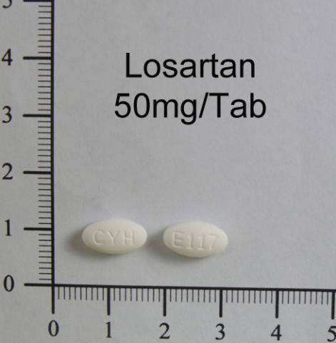 商品名:Losartan F.C. Tablets 50mg <br>中文名:那寶膜衣錠50毫克
