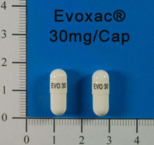 商品名:Evoxac (cevimeline HCl) Capsules 30mg <br>中文名:台灣第一三共愛我津膠囊30毫克 