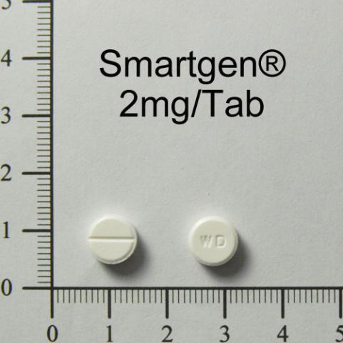 商品名:Smartgen Tab. 2 mg <br>中文名:憶能健錠 