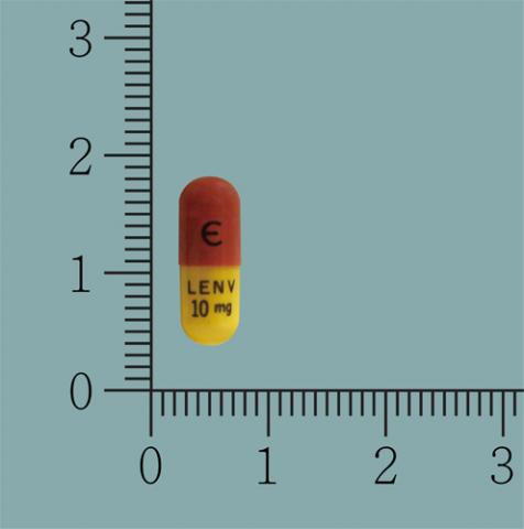 商品名:Lenvima Cap 10 mg<br>中文名:樂衛瑪膠囊10毫克                   ★