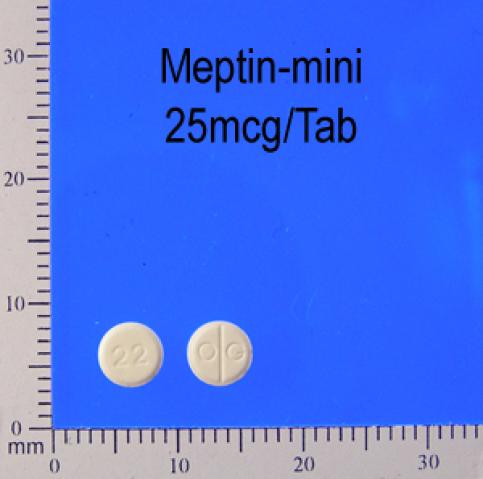 商品名:Meptin-mini<br>中文名:滅喘淨微錠