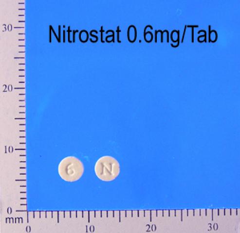 商品名:Nitrostat<br>中文名:耐絞寧錠0.6公絲