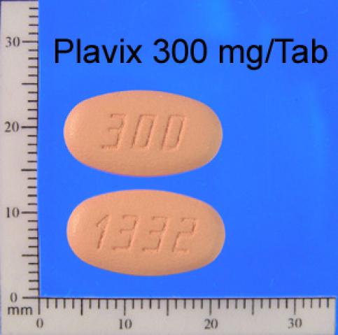 商品名:Plavix Tab 300mg<br>中文名:保栓通膜衣錠300毫克