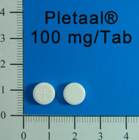 商品名:Pletaal Tablets 100<br>中文名:普達錠100毫克