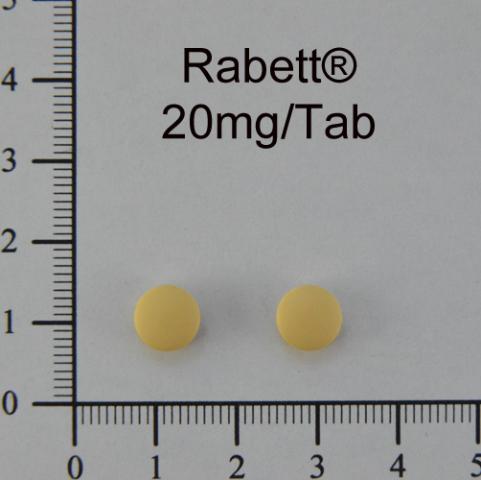 商品名:Rabett E.F.C. Tablets <br>中文名:胃潰樂腸溶膜衣錠 
