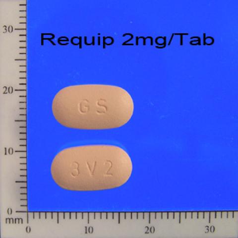 商品名:ReQuip PD 2 mg Prolonged Release Tablet<br>中文名:力必平持續性藥效膜衣錠2毫克