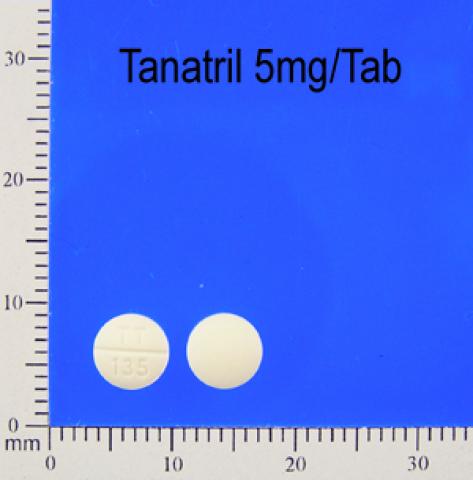 商品名:Tanatril Tab 5mg<br>中文名:田納滋錠5毫克