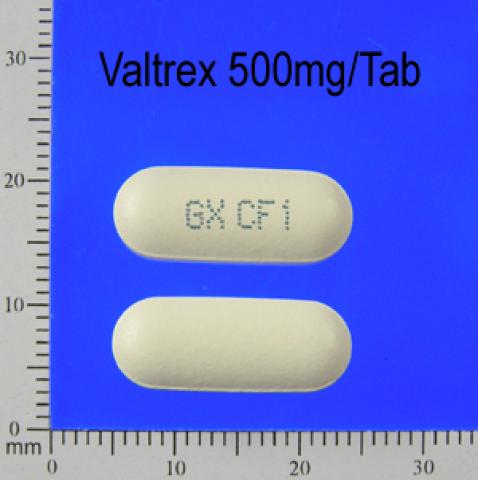 商品名:Valtrex Tab 500mg<br>中文名:祛疹易錠500毫克