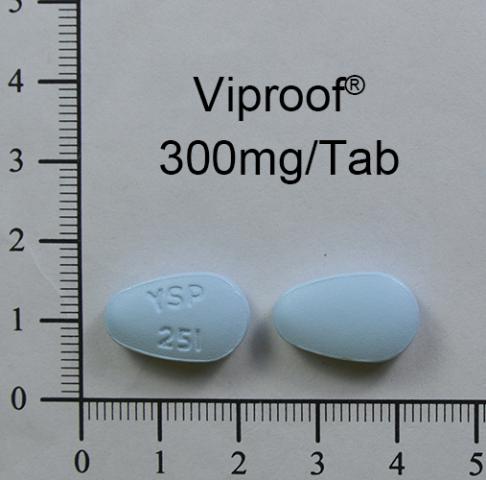 商品名:Viproof Film Coated Tablets 300mg<br>中文名:惠必識膜衣錠300毫克