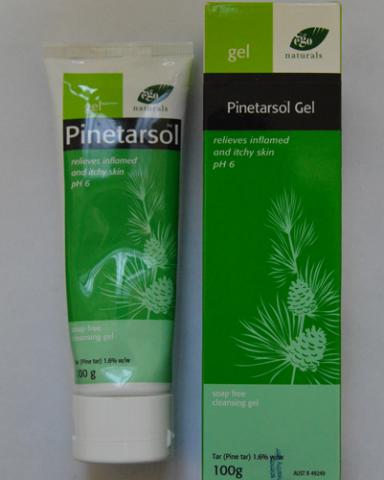 商品名:Pinetarsol Gel <br>中文名:松木舒敏凝膠 