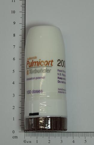 商品名:Pulmicort Turbuhaler<br>中文名:可滅喘都保定量粉狀吸入劑200